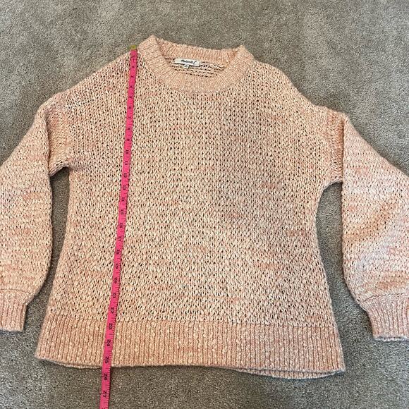 Madewell Women's Loose Knit Crewneck Sweater Light Pink Size‎ XS - Picture 8 of 9